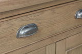 Warm Rustic Oak Effect 1 Drawer Sideboard