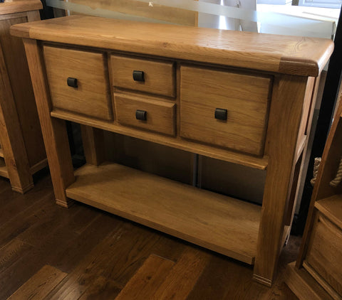 Weathered Oak Hall Table