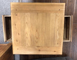 Weathered Oak Lamp Table