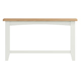Fresh White with Oak Top Small Coffee Table