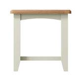 Fresh White with Oak Top Small Coffee Table