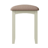 Fresh White with Padded Seat Dressing Table Stool