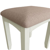 Fresh White with Padded Seat Dressing Table Stool