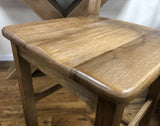 Weathered Oak Tall Bar Stool Chair