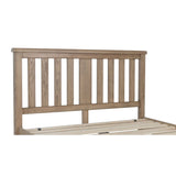 Warm Rustic Oak Effect Super King Size Bed Frame