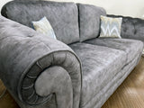 Haiti Charcoal Grey Fabric Suite