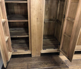Weathered Oak Triple Wardrobe