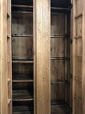 Weathered Oak Triple Wardrobe