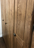 Weathered Oak Triple Wardrobe