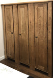 Weathered Oak Triple Wardrobe