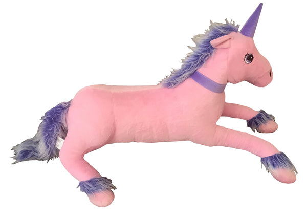 Purple & Pink Unicorn Soft Toy (Large)