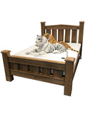 Weathered Oak Super King Bed