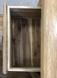 Weathered Oak Wine Cabinet