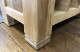 Weathered Oak Wine Cabinet