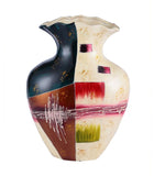 Patchwork Cream Colourama Shell Trim Vase